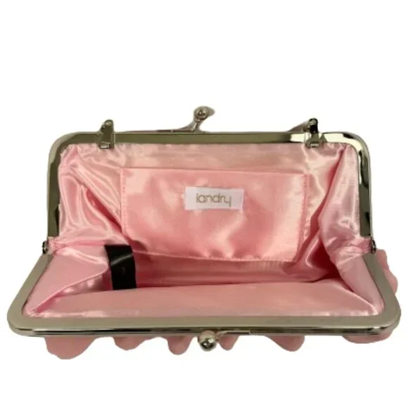 NWT Kate Landry Pink Ruffle Bag - Picture 5 of 8